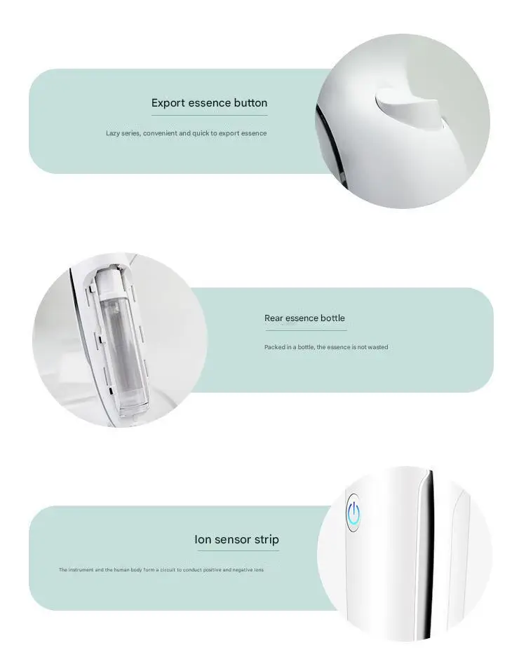 Schönheitsinstrument für das Gesicht, elektrische Essenz, Einführungsinstrument, Gesichtsfarbe, Licht, ems, heben und straffen, Schönheitsinstrument