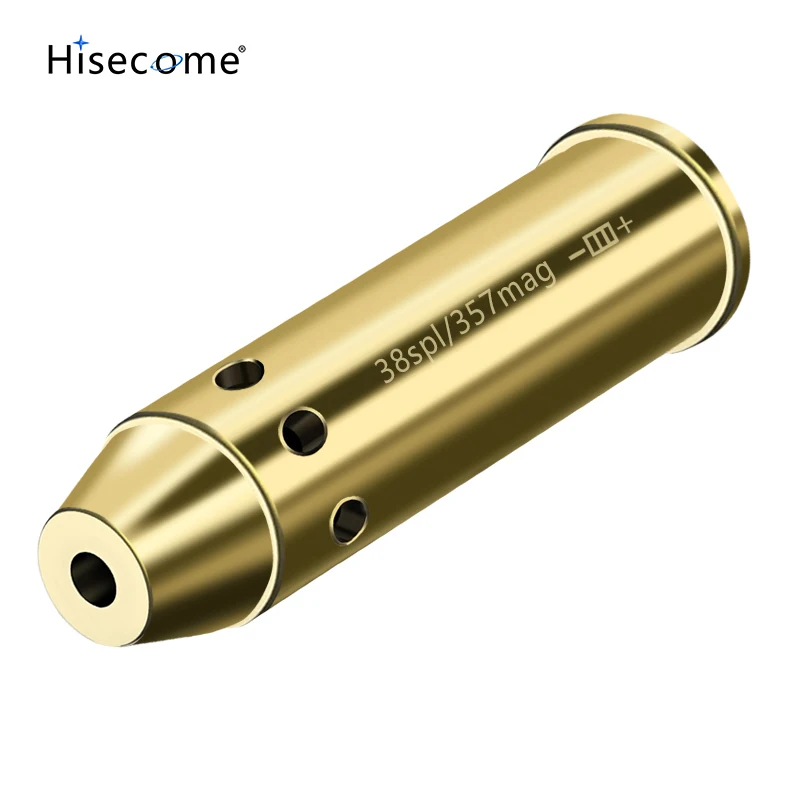 

Tactical 38SPL/357mag Red Dot Laser Sight Brass Bullet Scope High Precision Laser Calibrator for Pistol Handgun Airsoft Shooting