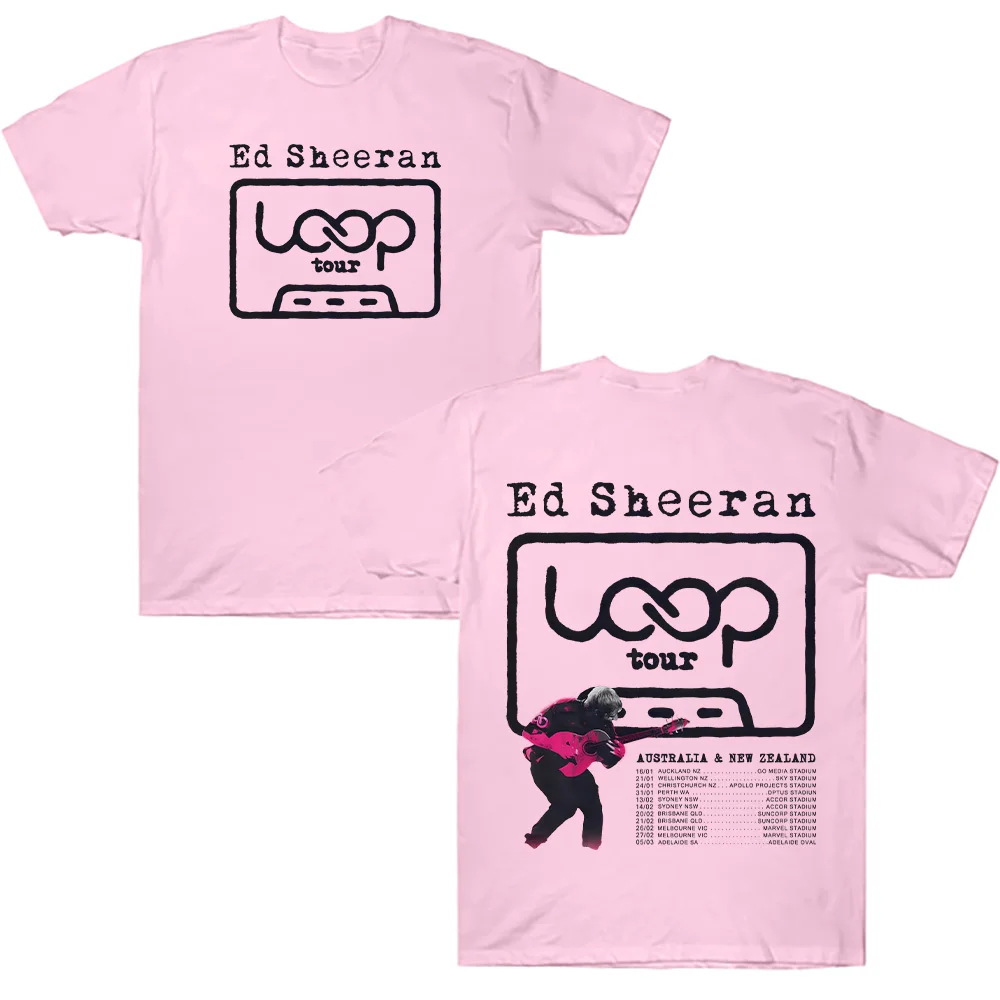 

Ed Sheeran LOOP Tour T Shirts Cotton Men Women Summer T-shirts NEW Fashion Loose Unisex Streetwear Hip Hop Graphic Clothing Y2K