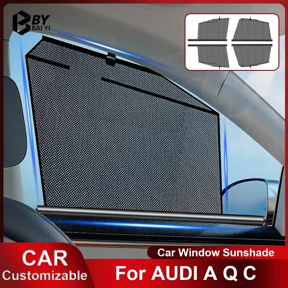 

Customizable Car Sunshade For Audi A3 A4L A6L C7 C5 Q2 Q3 Q5 Side Windows Automatic Retractable Sun Visor Other Car Accessories