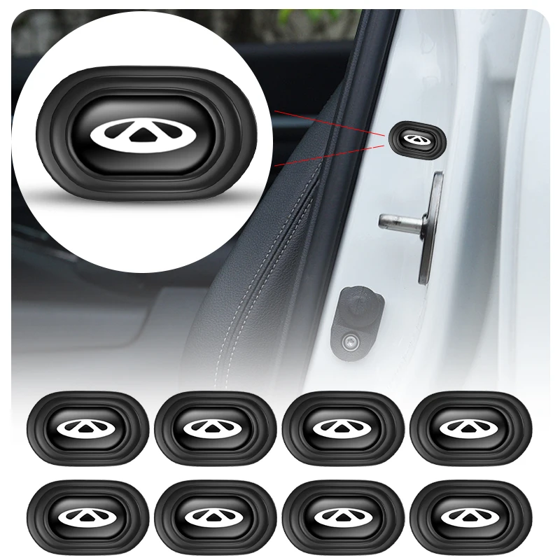 Car Door Auto Trunk Shock Absorber Mats Pads Accessories For Chery Tiggo 5 2 3 7 PRO 8 5X IQ QQ Fulwin Face Arrizo A1 A3 A5