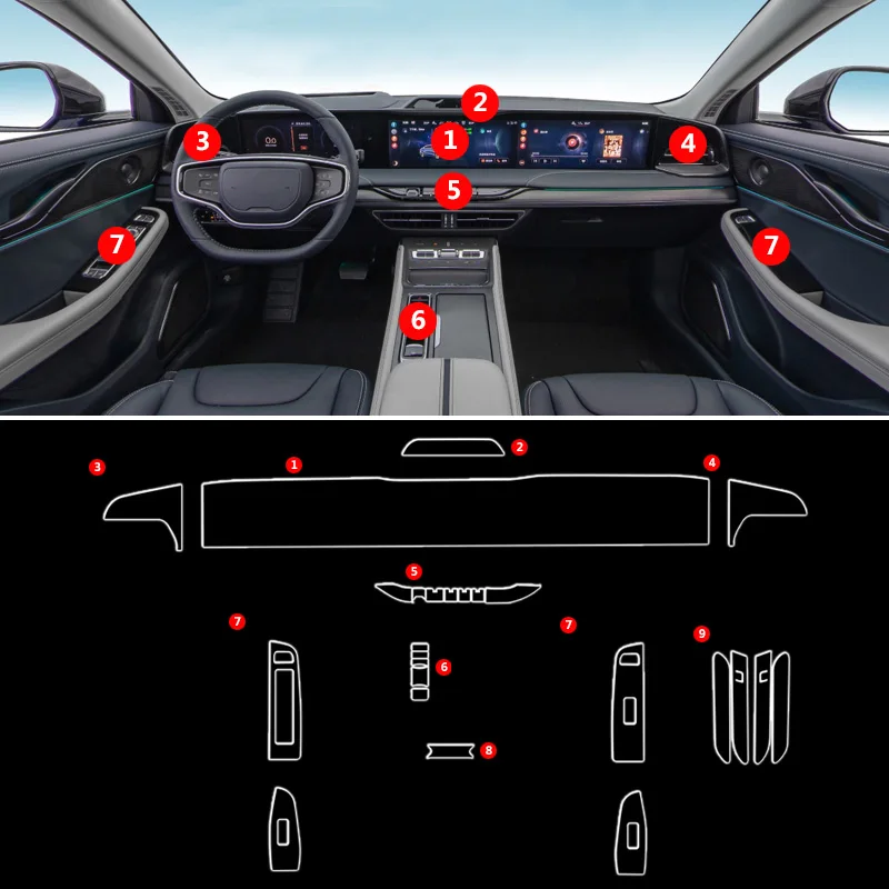 

Прозрачная защитная пленка из ТПУ для Lincoln Z 2022