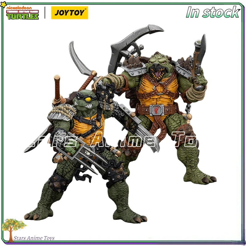 

Original JOYTOY 1/18 Action Figure TMNT-Slash/Tokka Model Collection Toy