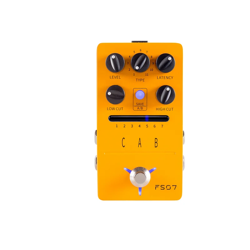 

IR Cabinet Simulation Pedal Cab Simulation Guitar Effects Pedal Impuse Response Loader 7 Presets 11 Factory IR