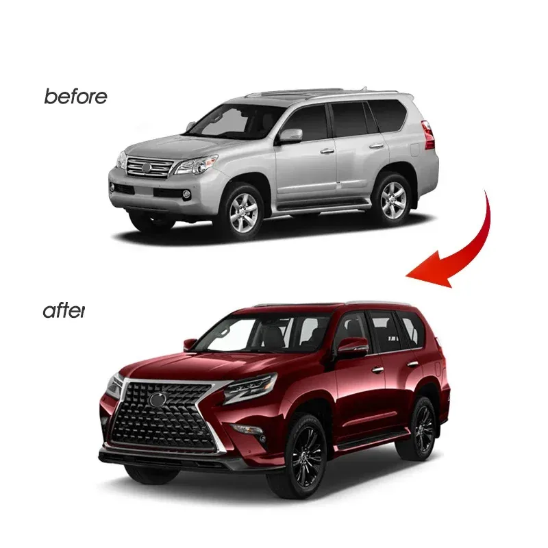 

Car Bumper Kits Gx460 Modified 2020 Front Face Grille Upgrade 2020 Model For Body Kit 2010-2013 And 2014-2019 Year