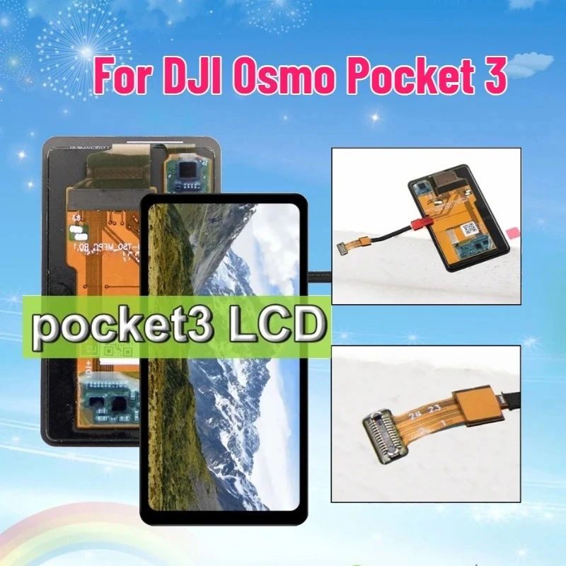 

Дисплей для DJI Osmo Pocket 3, ЖК-экран с сенсорным экраном в сборе, аксессуары для экрана камеры Osmo Pocket 3