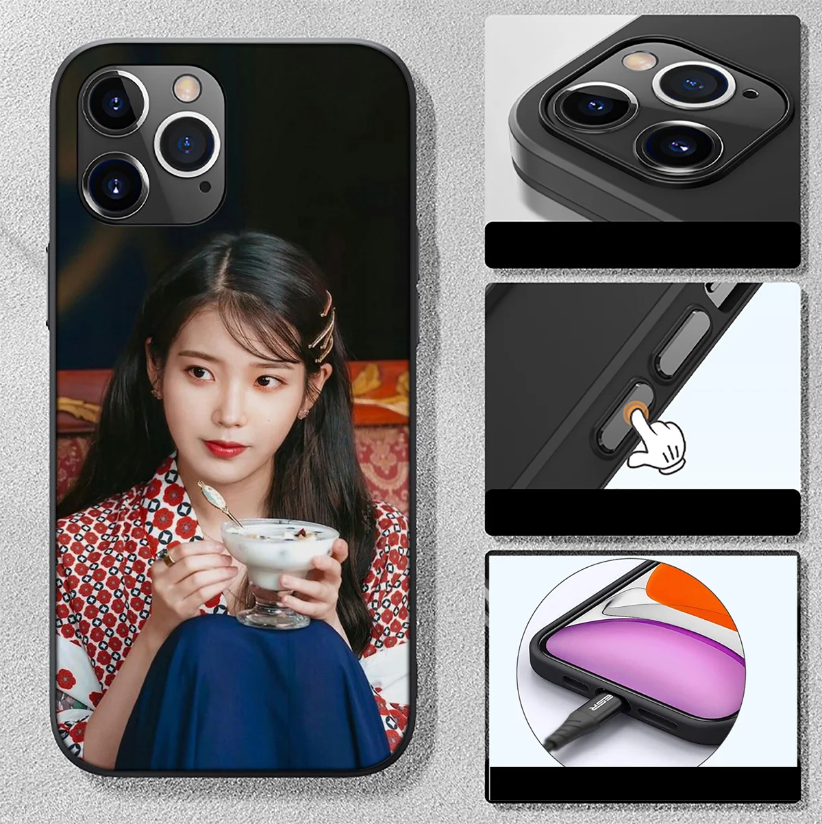 F-94 kpop iu Singer New Phone Case for Realme C20A C20 C21 C21Y C25 C25S C25Y C30 C31 C33 C11 C12 C15 Narzo 20 50i image 6