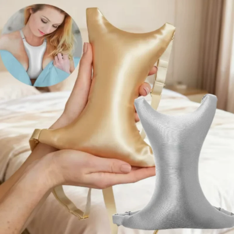 

1/2pcs mix Sleeping Pillow Chest Pad Prevents Reduce Chest Lines Breast Wrinkles For Caring For Bra Chest Support Pillow