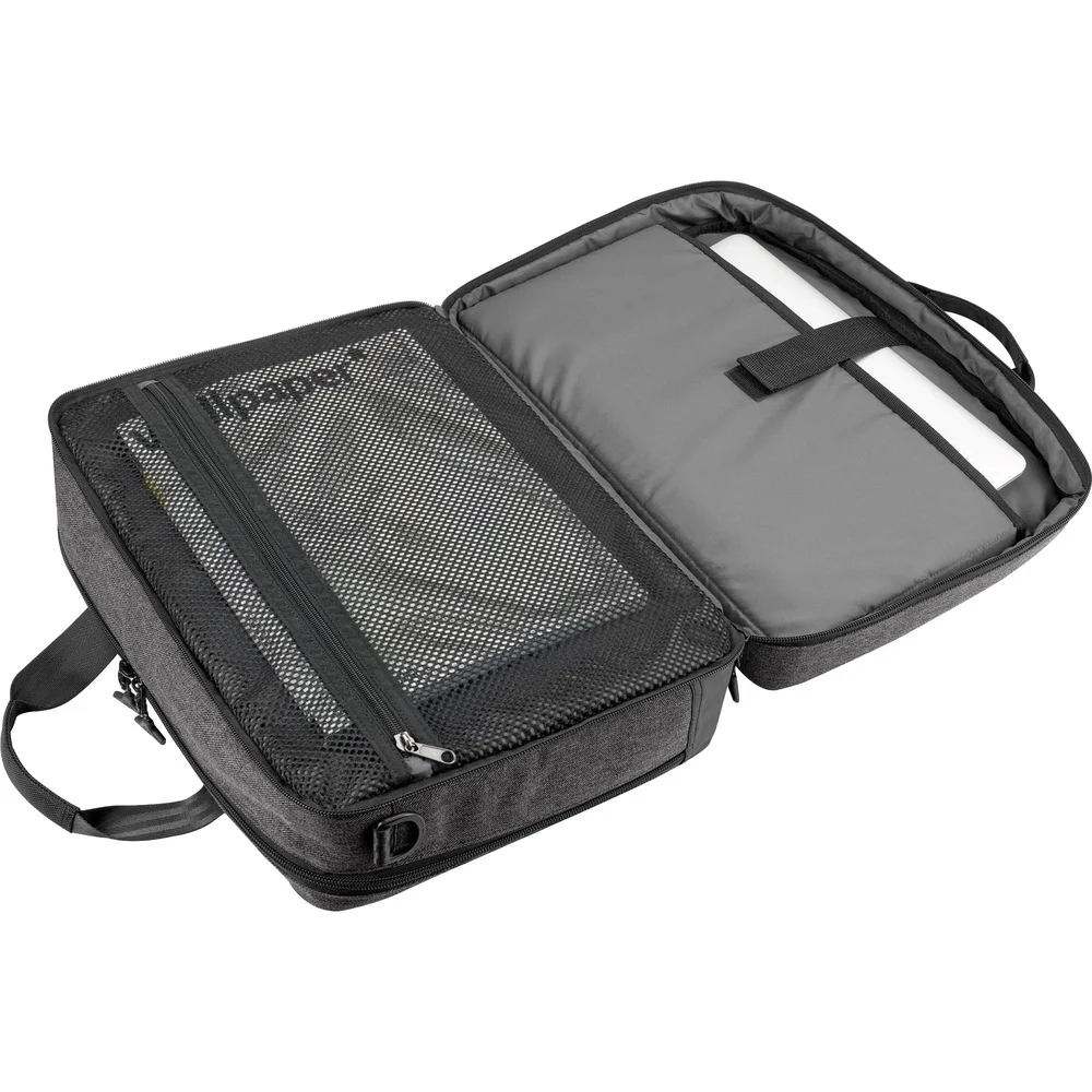 15.6 Inch Notebook Carrying Case Briefcase Damage Scuff Scratch Resistant Checkpoint Friendly Shoulder Strap Handle Luggage