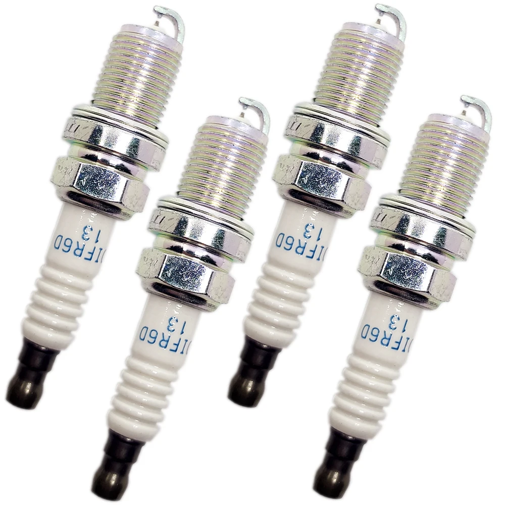 4pcs 12290-RB0-J11 Double Iridium Spark Plug for Honda CR-Z 1.5L 2011 2012 2013 2014 2015 2016 12290RB0J11 DIFR6D13 94167