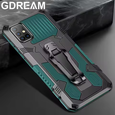 PKCASE Shockproof Cover for Samsung Note 10 20 Ultra Holder Back Clip Case For Galaxy S21 S22 S23 S24 Plus A15 A25 A35 A55 A05