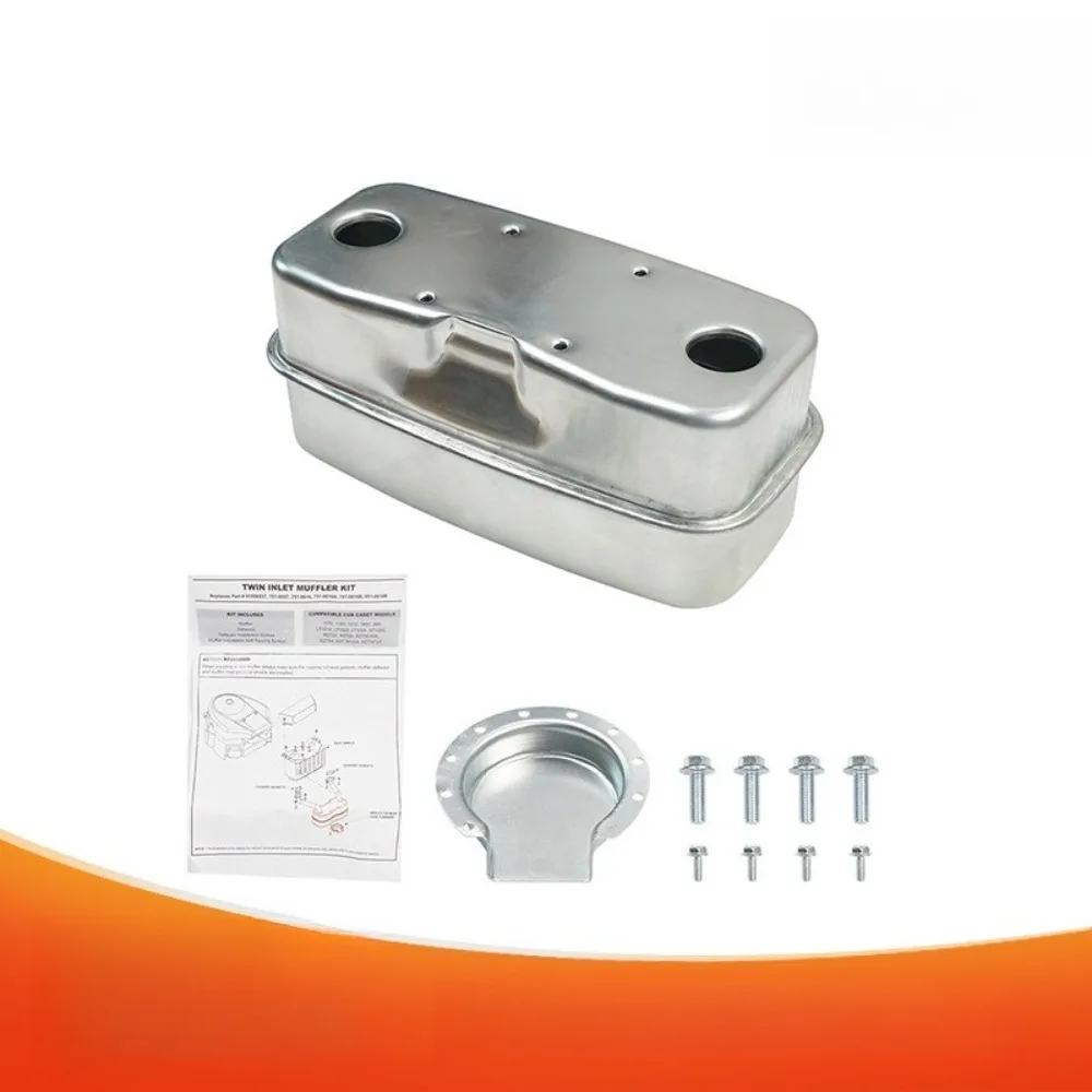 Dual‑Inlet Exhaust Muffler OE 951‑0616B 751‑0616B Replacement for Lawn Riding Mower Garden Tractor