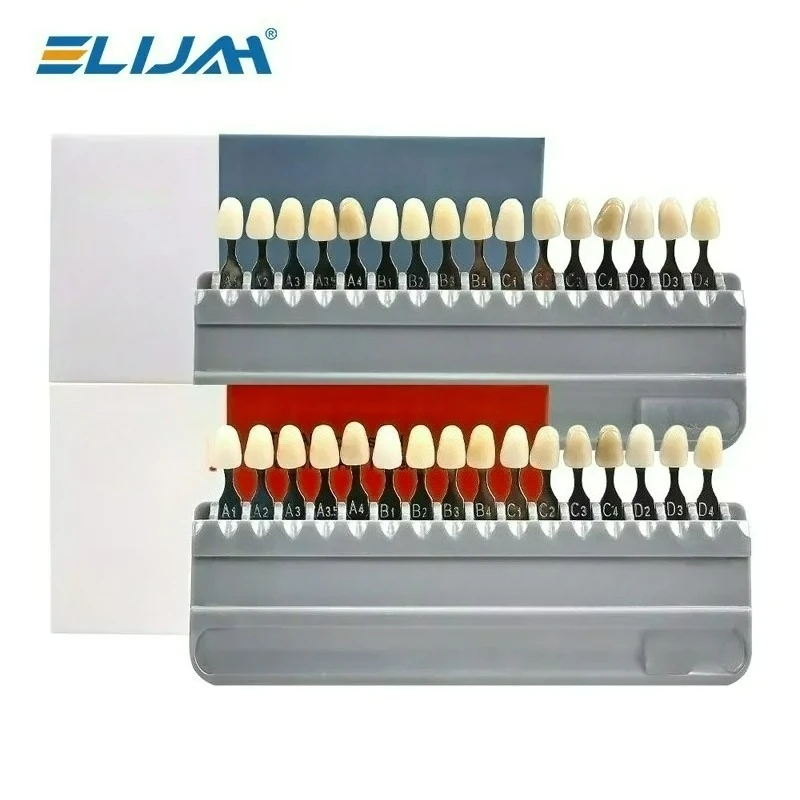 

16 Colors Teeth Shade Guide Classical Dentistry Equipment Teeth Whiting Porcelain VITAPAN Tooth Model Colorimetric Plate