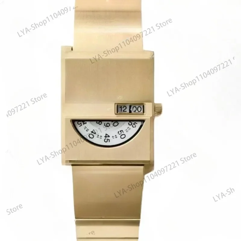 

Applicable to Watches New Steel Band Quartz Watch Pulse Retro Square Simple Fashion Creative Niche Watch