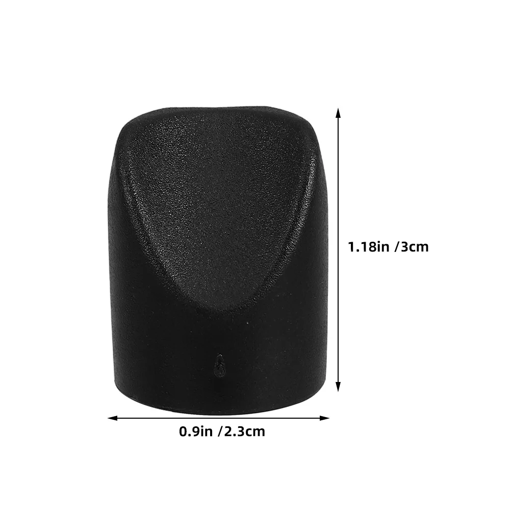 48 قطعة كرسي قابل للطي على شكل حرف V قبعات الاستقرار الثقيلة النايلون استبدال الساق المقابس السوداء لأرجل الكرسي المبطنة المعدنية