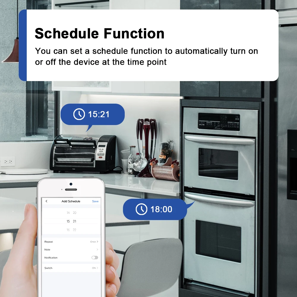 WIFI Din Rail Smart Energy Power Meter KWH AC Single Phase 63A 220V Voltmeter Ammeter Wattmeter Remote Switch Control Monitor