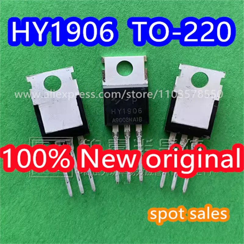 10PCS  100%  New original HY1906P HY1906 package TO-220 60V120A field-effect transistor can replace IRL3705Z IRF1010Z IRF3205