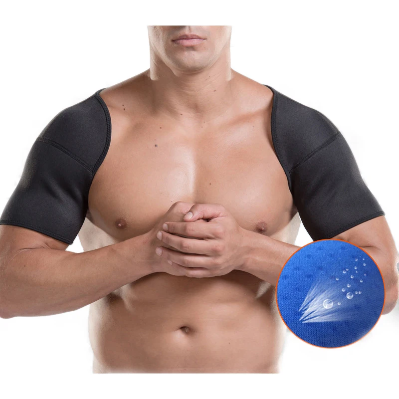 Double Shoulder Support Back Support Bandage Protector Compression Shoulder Strap Back Wrap Protector Pain Relief Health Product