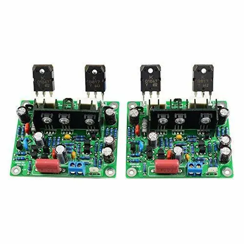 

1 Pair Mounted MX50 SE Amplifier Board KTD1047 15-100W Dual Class AB Amp