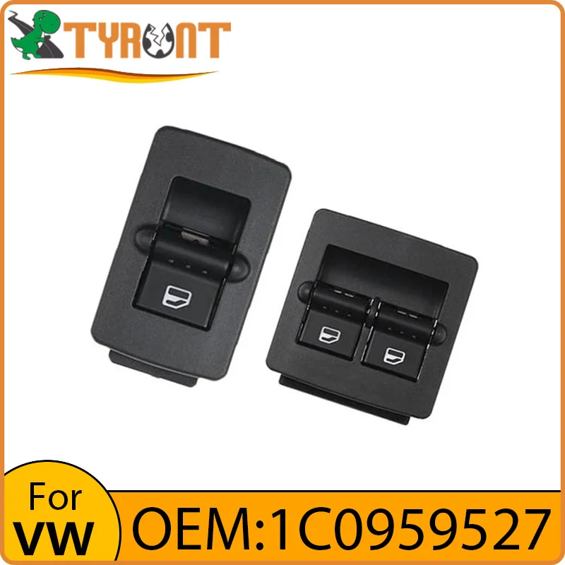 TYRNT New Electric Power Window Lift Switch 1C0959527 1C0959855 For VW Beetle 1998-2010 Single Double Button Car Accessories