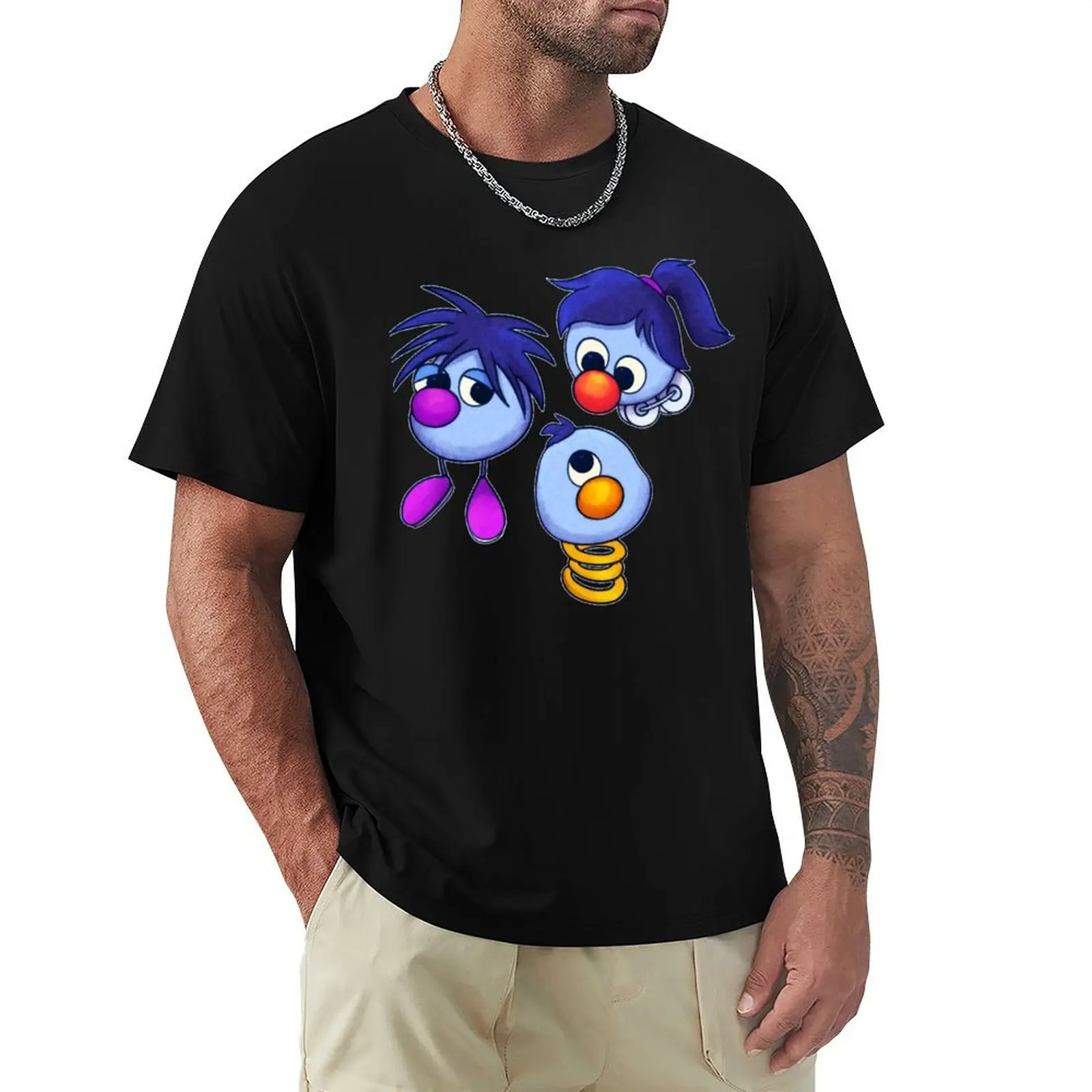 Zoombinis-Classic T-Shirt shirts graphic tee street wear mens t shirts top quality