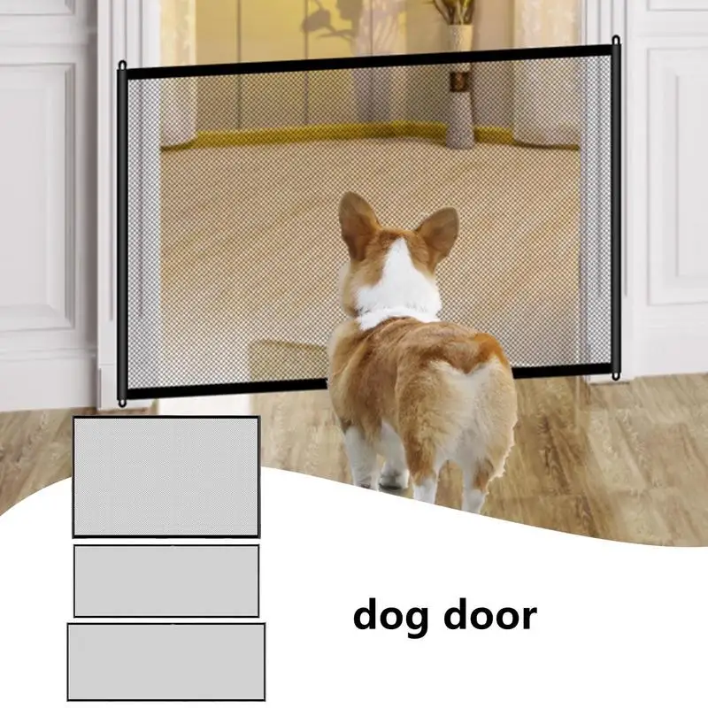 Pet Gate For Stairs Weatherproof Heavy Duty Dog Door Household Coth Pet Gate For Doorways Portable Pet Fence For Indoor/ Outdoor