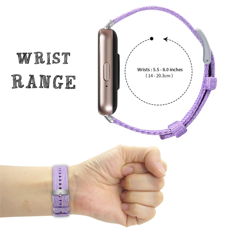 Nylon Strap for Samsung Galaxy Fit 3 Adjustable Sport Bracelet Stainless Steel Clasp Watchband for Galaxy Fit3 Band Accessories﻿ image 3