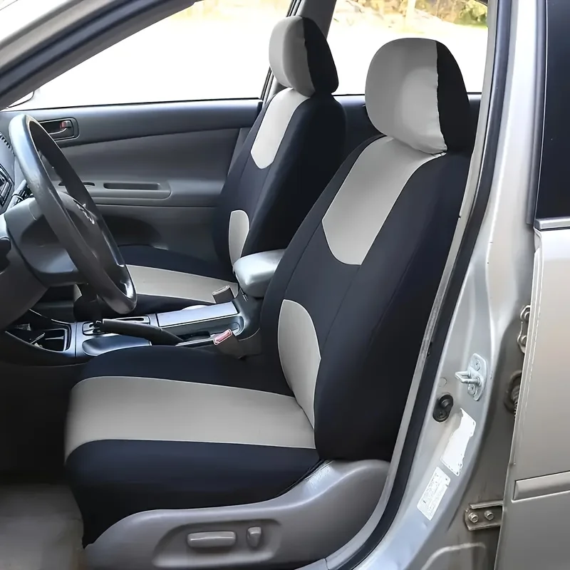Car Seat Cover Driver / 2 Front / Full Set 5 Seats Universal Seat Protector Fit Most Cars SUVs