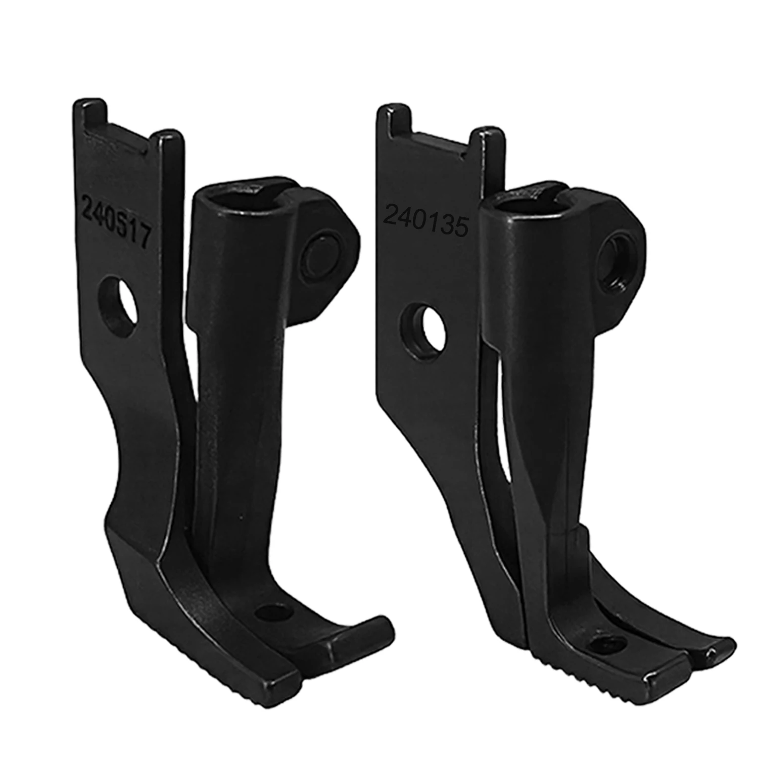 1/2 Juego de pie con cremallera inferior dentada derecha e izquierda # 240135+240158 y 240517+240518 para accesorios de costura Singer Consew Juki