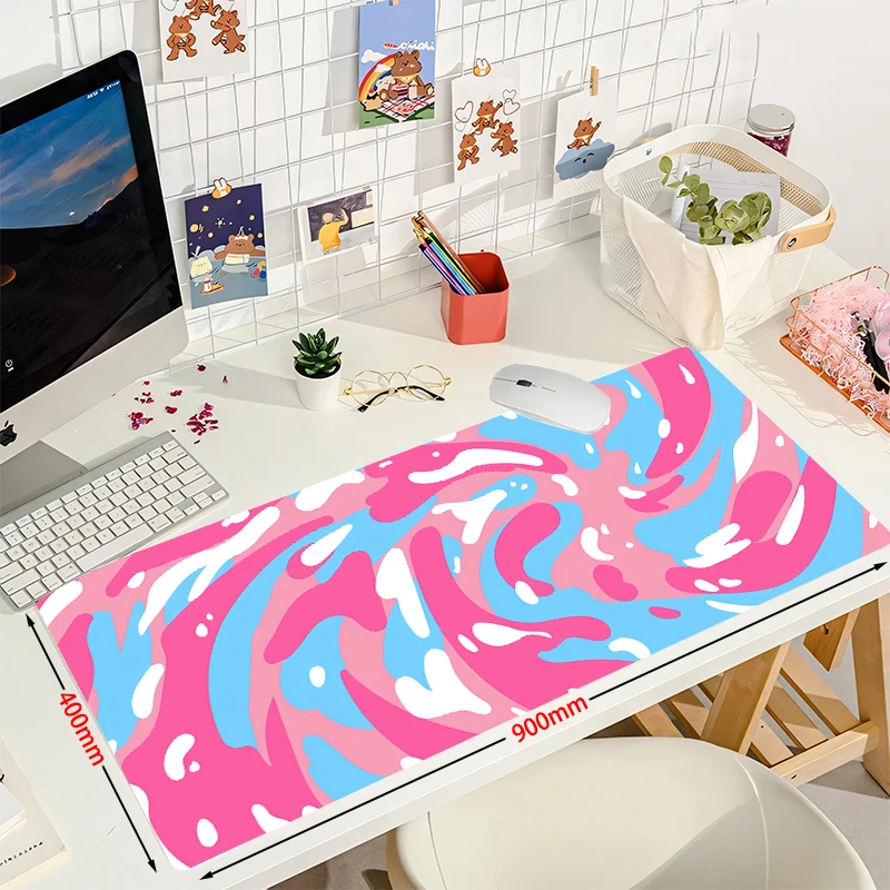 

Multi-spec Color Mouse Game Players Office Large Mouse Pad Game Room Table Pad Art Keyboard Pad 900x400 Company