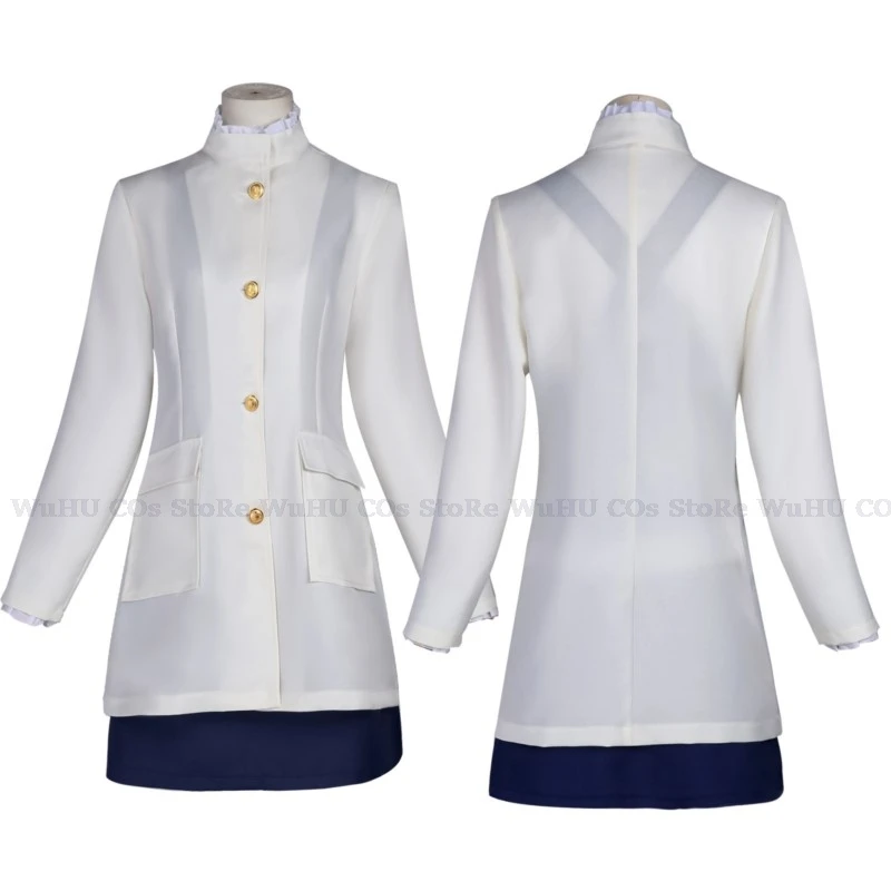 

Новинка, костюмы для косплея из аниме, шпионский код, белая униформа для женщин и девушек, Рождественская одежда