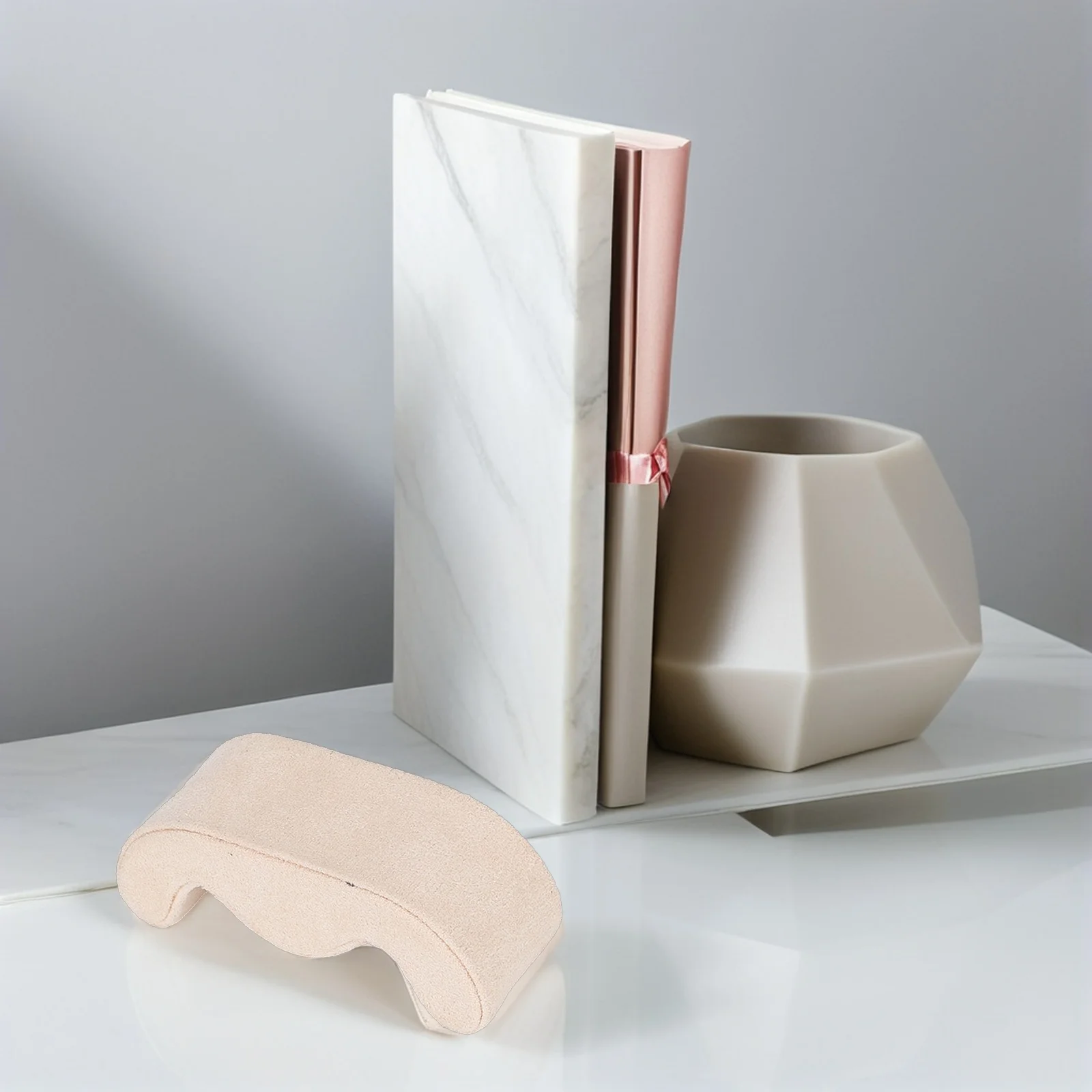 لينة المدمجة إيفا الساعات أساور البيج صندوق مجوهرات السفر تخزين ساعة عرض وسادة صغيرة عرض المجوهرات وسادة وسادة