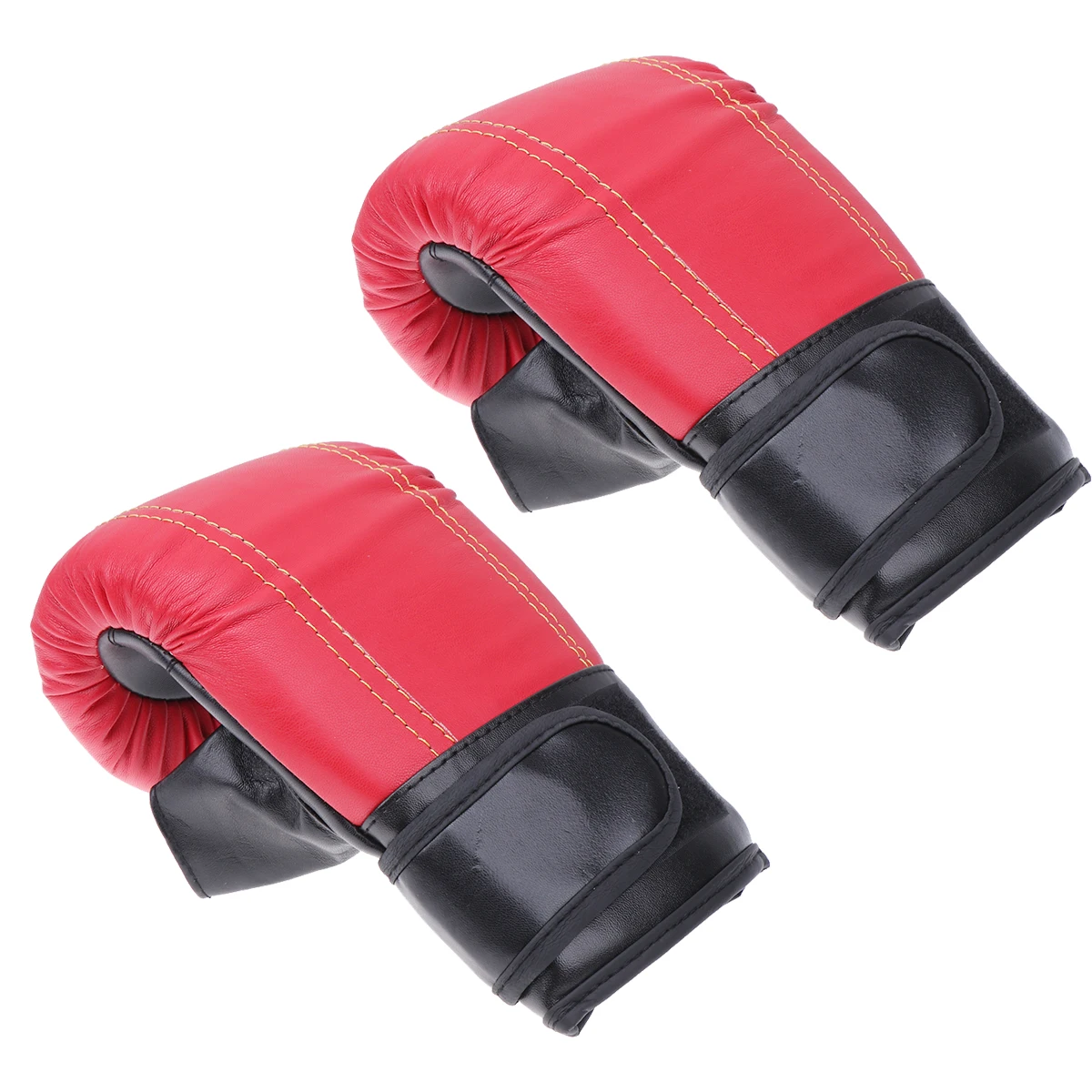 

Durable Boxing Gloves Adult PU Material Training Taekwondo Sparring Martial Arts Cardio Kickboxing Punch Mitts Hook Loop Design