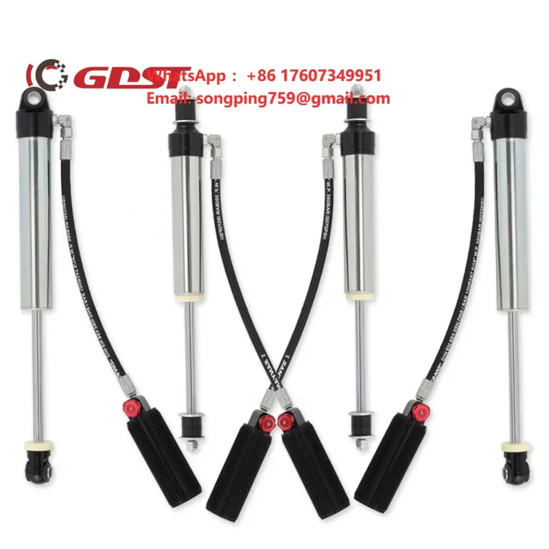 GDST Adjustable Coilover Off Road Front Rear 4x4 Nitrogen Remote Reservoir Shock Absorbers for Nissan Patrol Y61