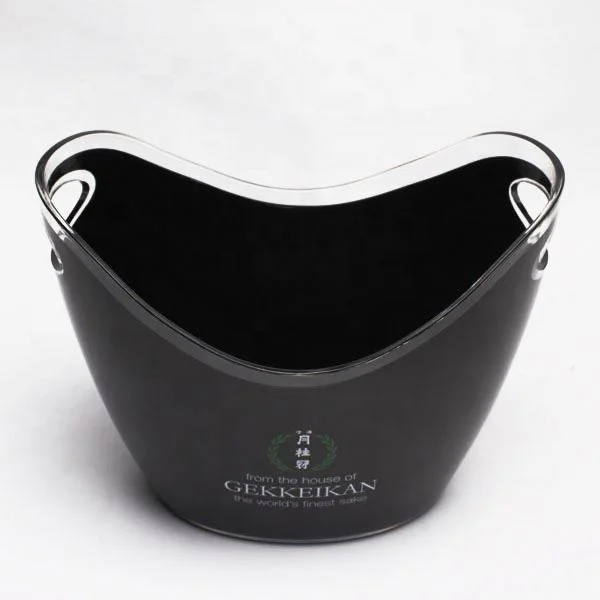 3.5 liter plastic acrylic cheap ice champagne bucket