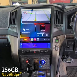 15.6Inch Touch Style Android 15 Car Radio For Toyota Land Cruiser 200 2008 - 2015 LC200 Multimedia Player Carplay Head Unit