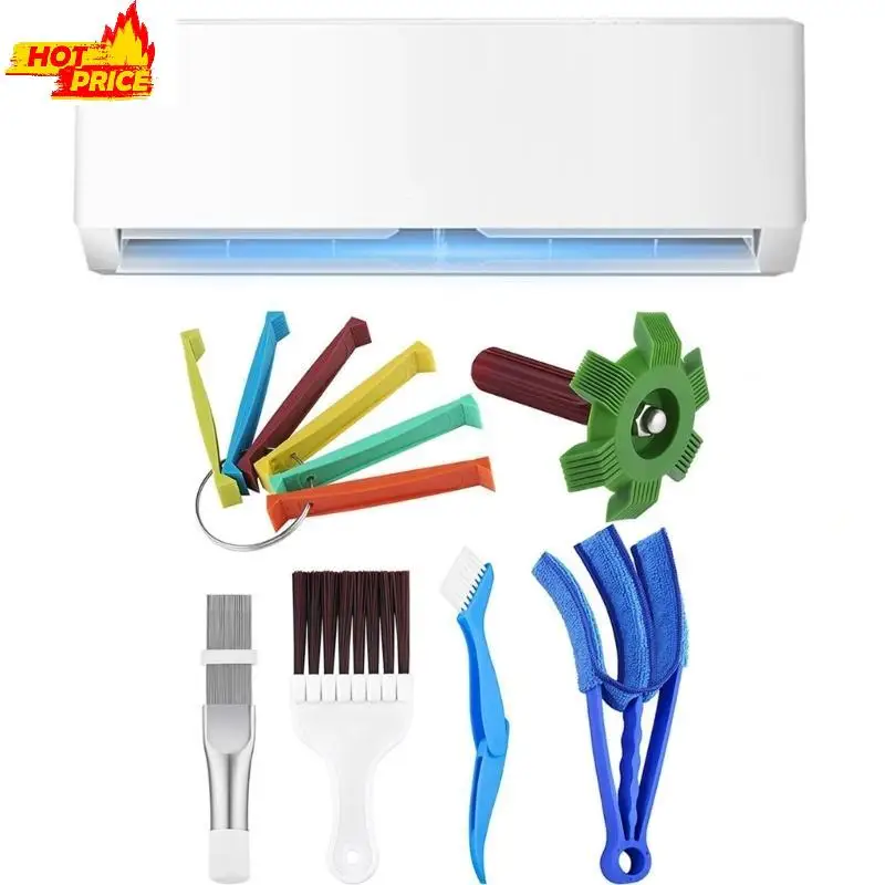 6x кондиционер конденсатор Condenser Fin Set Set Fin Comb Metal Radiator Fin Check