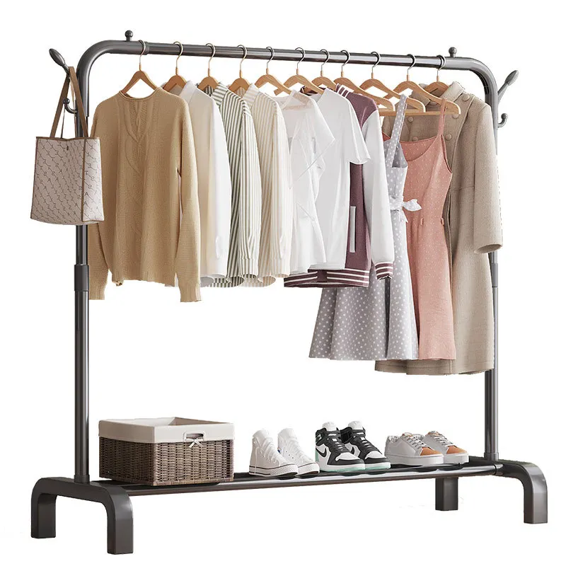 Coat Rack Clothing Rack Stand Floor Hanger Storage Modern simple Clothes Storage Rack Bags Storage Nordic Furniture