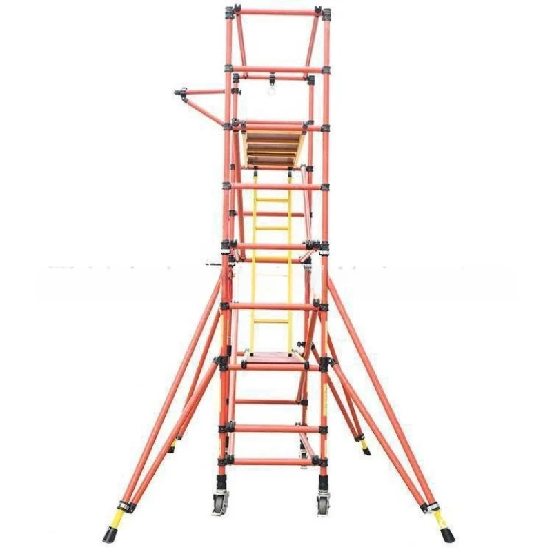 

insulation scaffolding 8 meters 12 meters live operation lifting platform quick installation insulation scaffolding