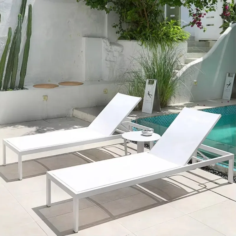 

Garden Mesh Adjustable Outdoor Sun Furniture Patio Pool Side Chaise Chairs Garden Outdoor Furniture Set