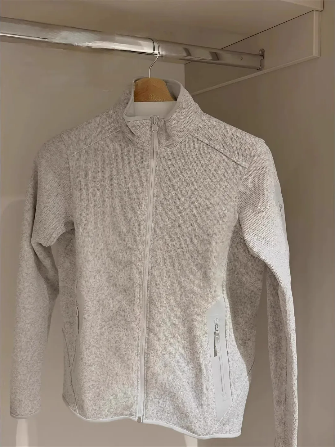 

Оригинальный лаймовый Thiened Fce Jaet, уличный мужской осенне-зимний теплый кардиган на молнии с воротником-стойкой, пальто из полиэфирного волокна