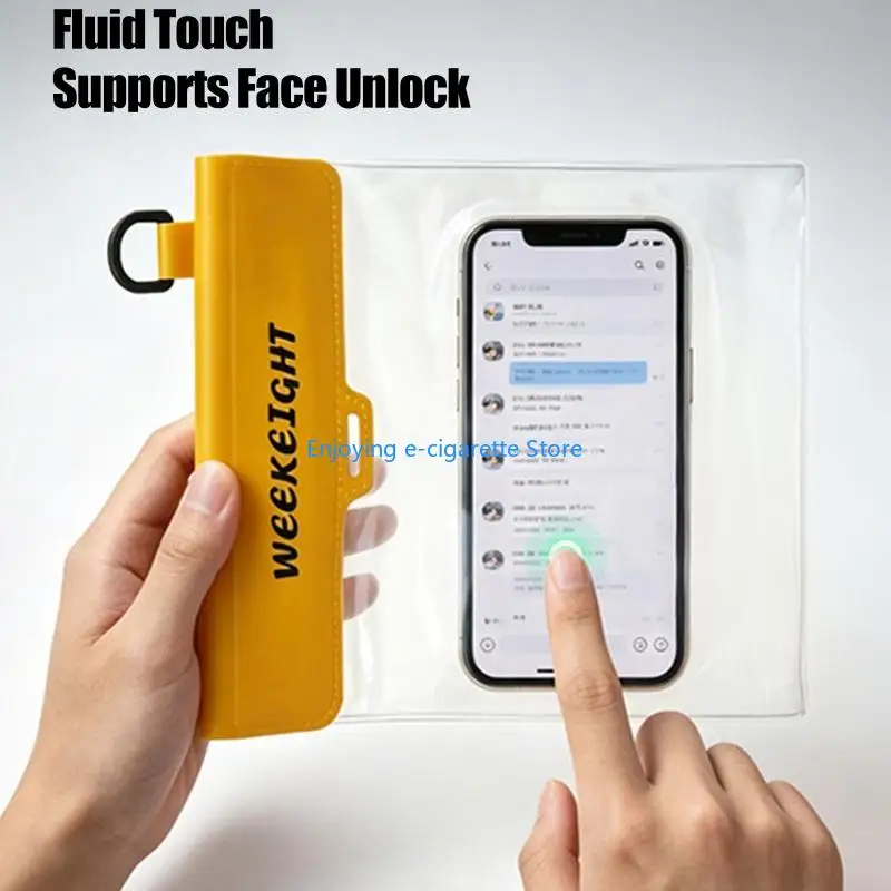 Durchsichtige Handy-Trockentasche vorne mit verstellbarem Schulterband zum Tragen Y4QF – Detail 7