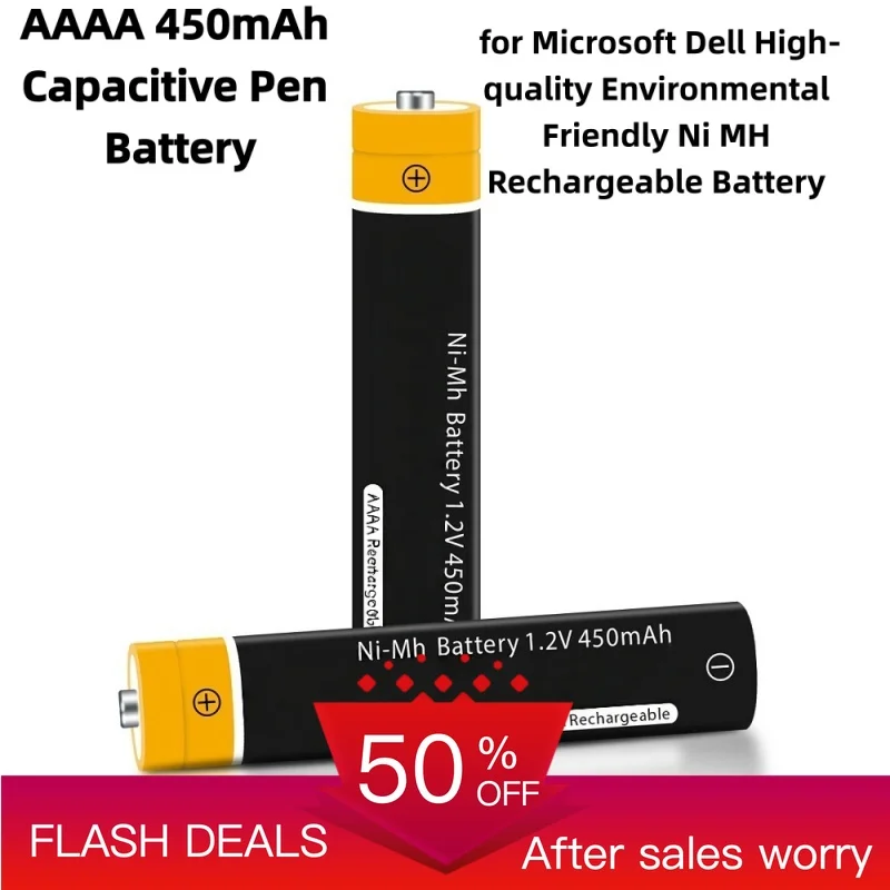 AAAA 450mAh Capacitive Pen Battery for Microsoft Dell High-quality Environmental Friendly Ni MH Rechargeable Battery
