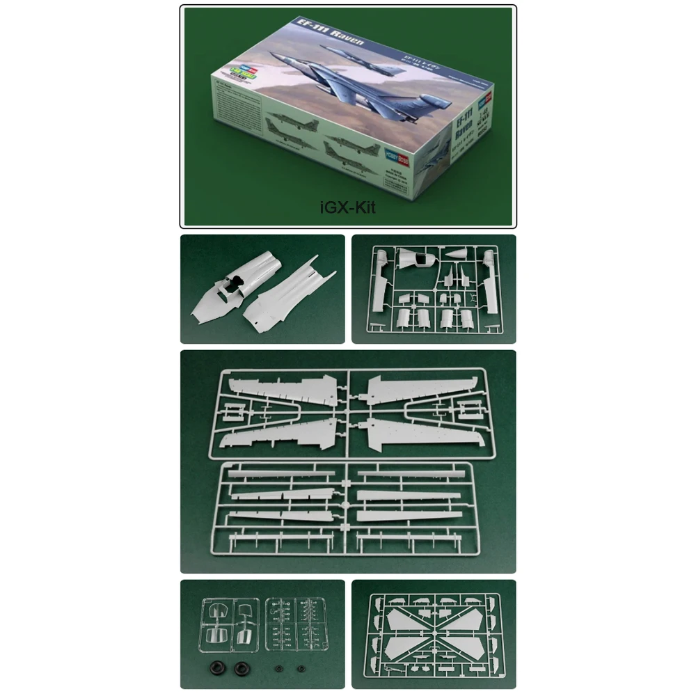 

HobbyBoss 80352 1/48 Scale US EF111 EF-111 Raven Electronic Warfare Aircraft Plane Plastic Assembly Model Building Kit