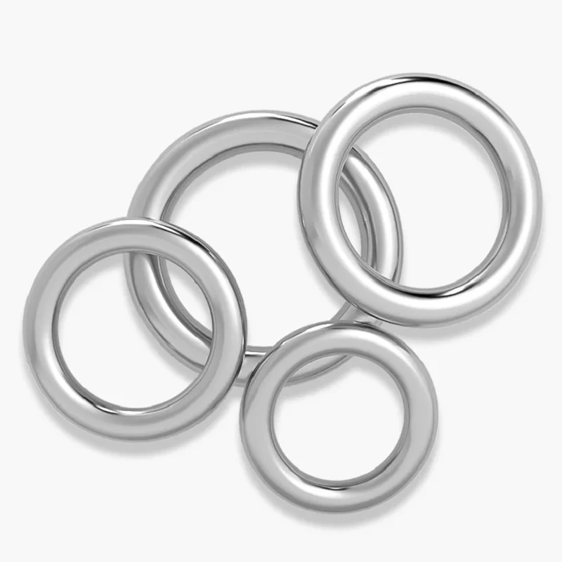 M3 M4 M5 M6 M8 M9 M10 M12 316 Stainless Steel Solid Circular Rings / Seamless O-Rings for Gasket, Spacer & Washer Applications