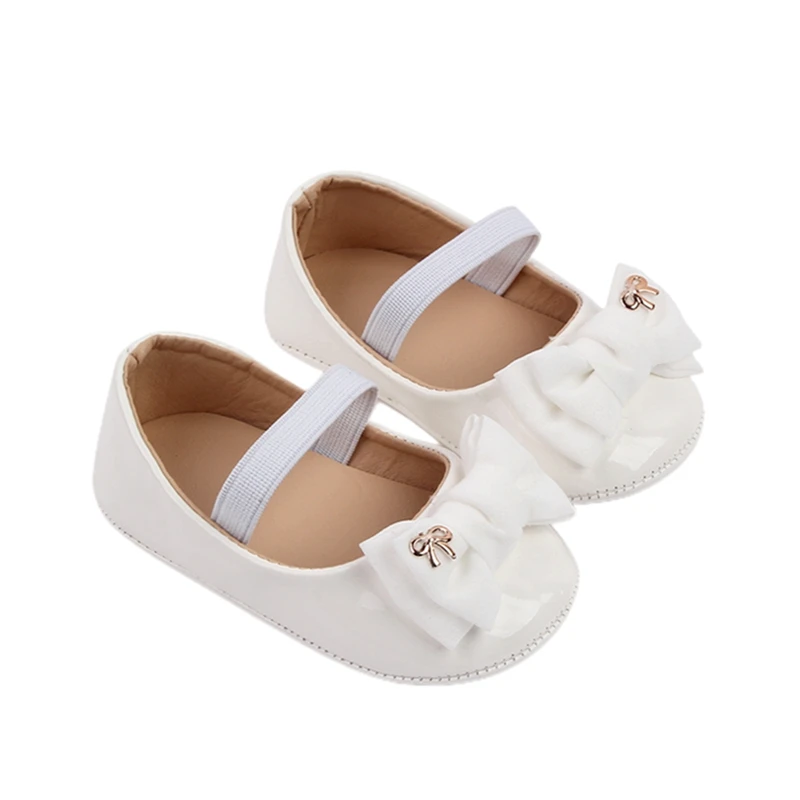 Sapatos de bebê de couro para meninas meninos infantil mary jane sapatos de caminhada prewalker princesa vestido de casamento sapatos ballet apartamentos