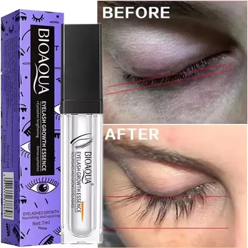 Fast Eyelash Growth Serum Natural Eyelash Eyebrow Enhancer Longer Fuller Thicker Lashes Nourish Treatment Eye Beauty Care Makeup