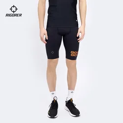 RIGORER Compression Pants Men's Breathable Sports Running Training Basketball Tights Shorts Fitness Pants