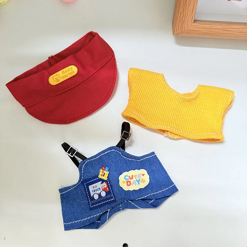 

17cm Labubu 1-3 Gen Doll Outfits | Cuteday Sets Red Rain Boots Red-Frame Glasses | Clothes for Labubu Pendants Accessories