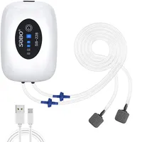 Rechargeable USB Fish Tank Air Pump 4800mAh Battery Silent Oxygen Pump with 1M Tube for Aquarium Outdoor Breeder Tanks Portable
